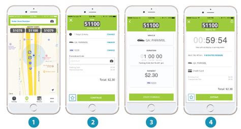 How to Pay with the ParkMobile App .
